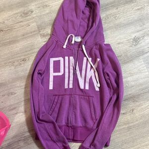 Pink VS zip up jacket